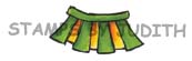 C-144-HK Cheerleader Skirt